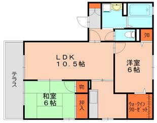 クレールコートDの物件間取画像